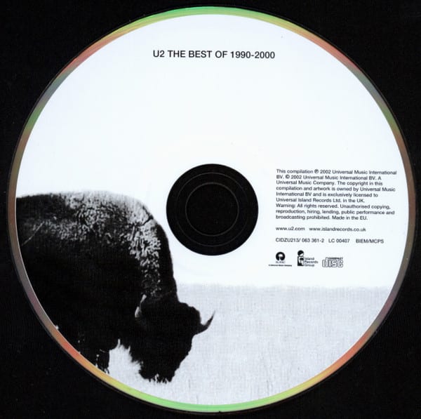 U2 The Best Of 1990-2000 Cd3