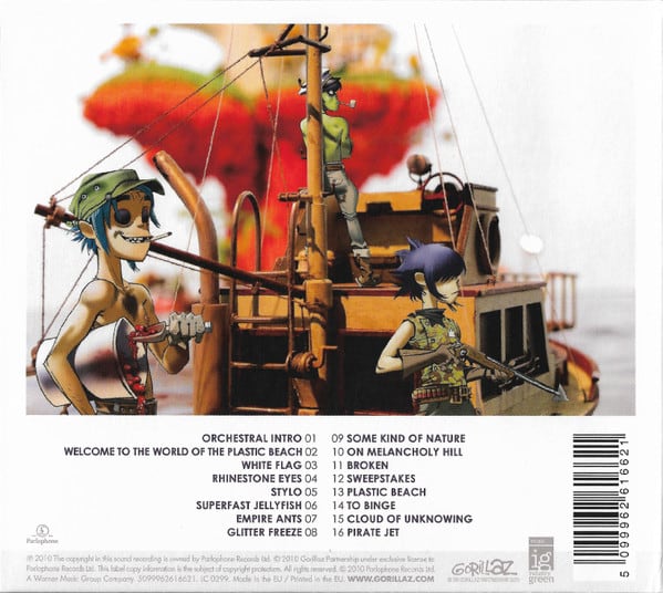 Gorillaz Plastic Beach Cd2