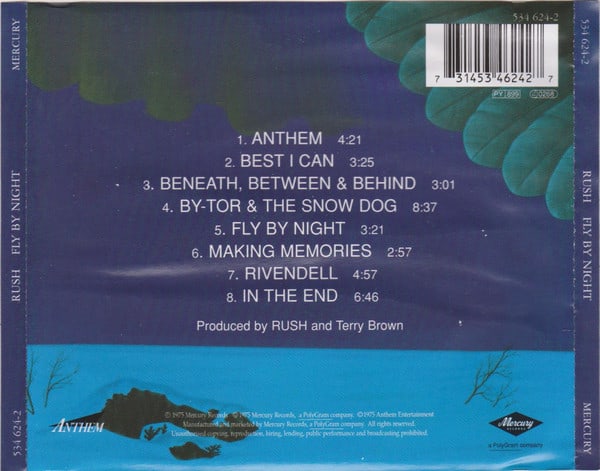 Rush Fly By Night Cd1