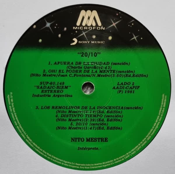 Nito Mestre 20/10 Vinilo4