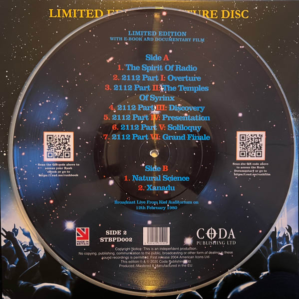 Rush 2112 Vinyl4