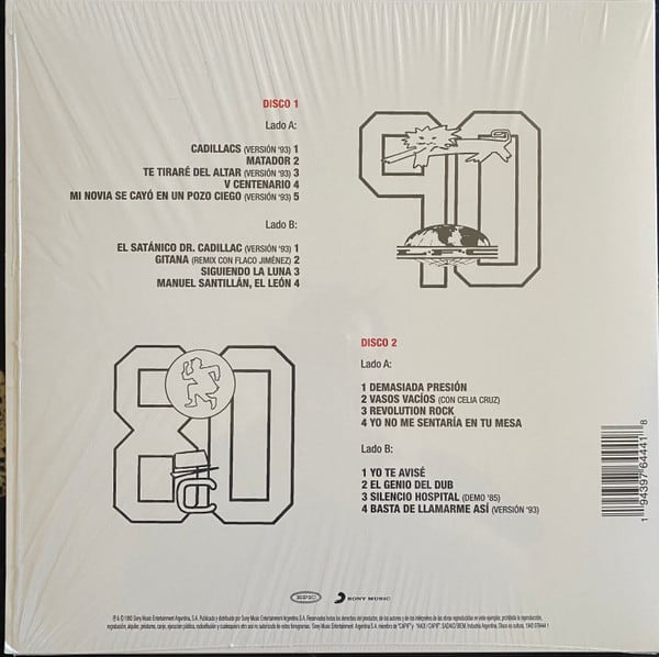 Los Fabulosos Cadillacs Vasos Vacíos Vinilo1