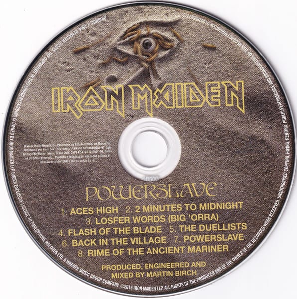 Iron Maiden Powerslave  cd4