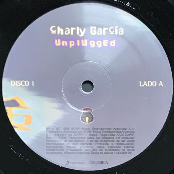 Charly García Unplugged Hello Vinilo3