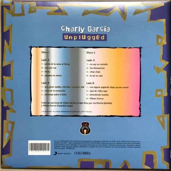 Charly García Unplugged Hello Vinilo2