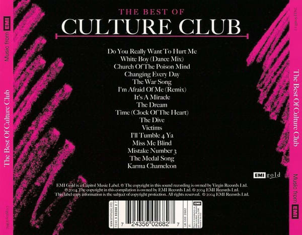 Culture Club The Best Of Culture Club Cd2
