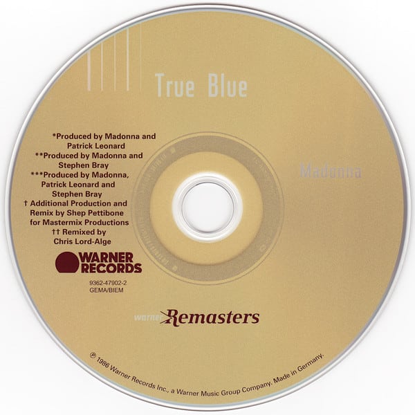 Madonna True Blue Cd3