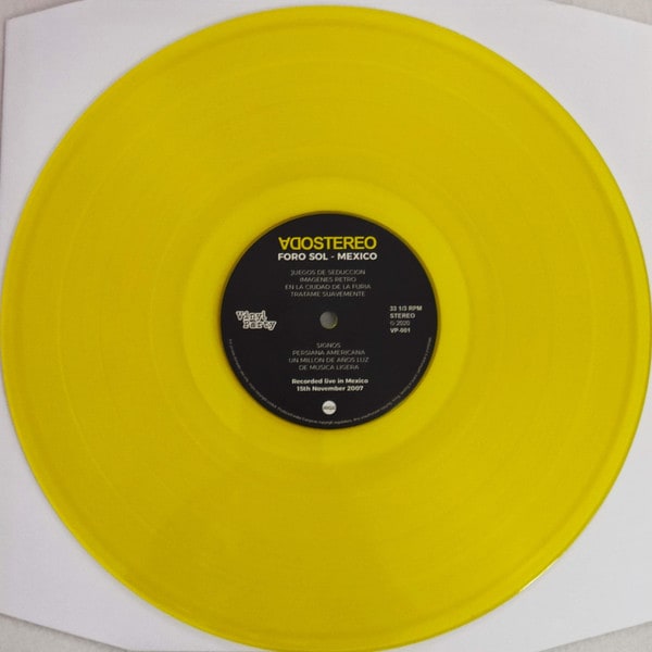 Soda Stereo Foro Sol - Mexico Vinilo3
