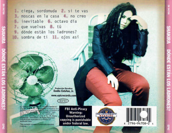 Shakira Dónde Están Los Ladrones? Cd1