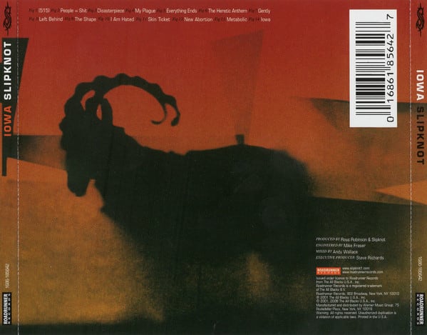 Slipknot Iowa Cd1
