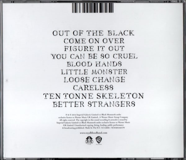 Royal Blood Royal Blood Cd1