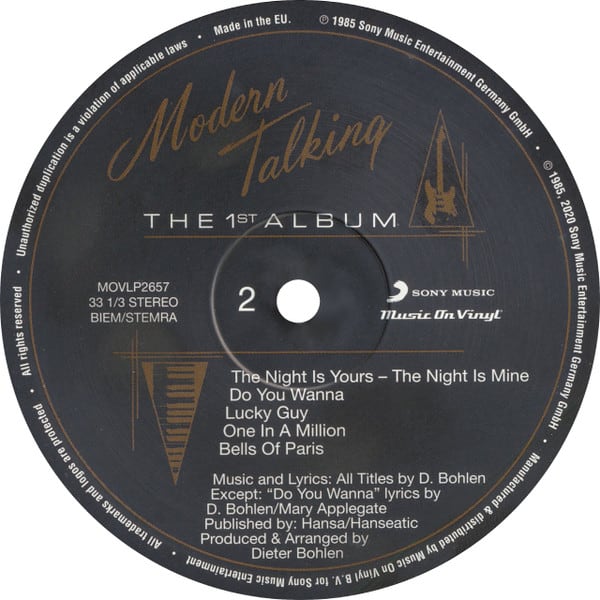 Modern Talking The 1st Album Nuevo Y Sellado Vinilo4