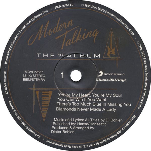 Modern Talking The 1st Album Nuevo Y Sellado Vinilo3