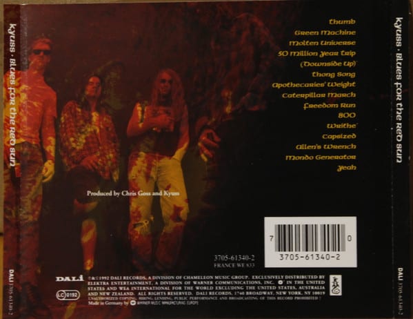 Kyuss Blues For The Red Sun Nuevo Y Sellado Musicovinyl cd2