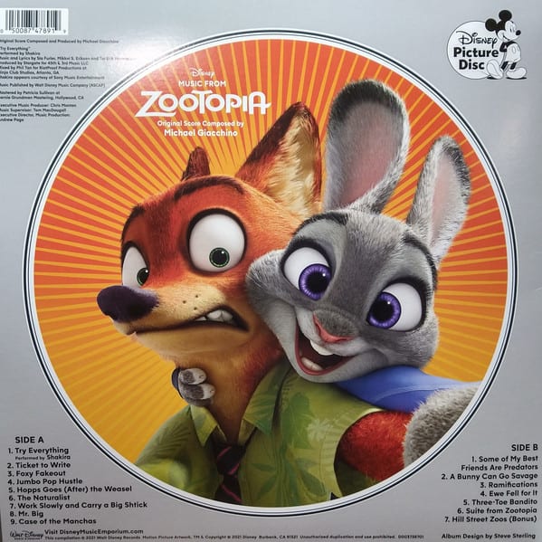 Zootopia (Original Score) Vinilo2