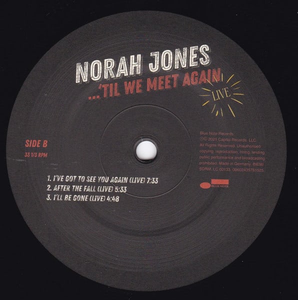 Norah Jones ...'Til We Meet Again Vinilo4