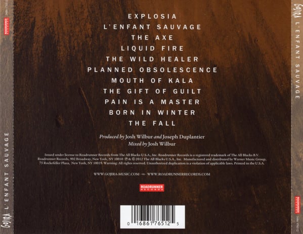 Gojira L'enfant Sauvage Nuevo Y Sellado cd2