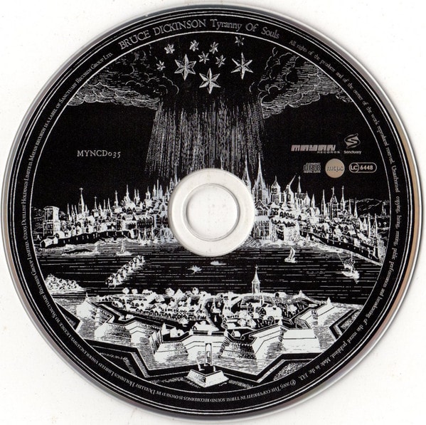 Bruce Dickinson Tyranny of Souls Cd3