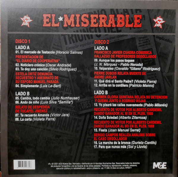 Los Miserables La Voz Del Pueblo Vinilo2