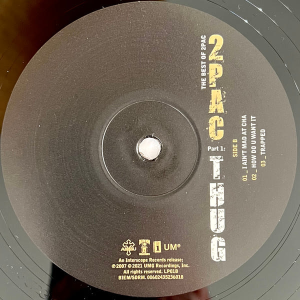 2pac The Best Of 2pac Part 1: Thug Nuevo Y Sellado Vinilo5