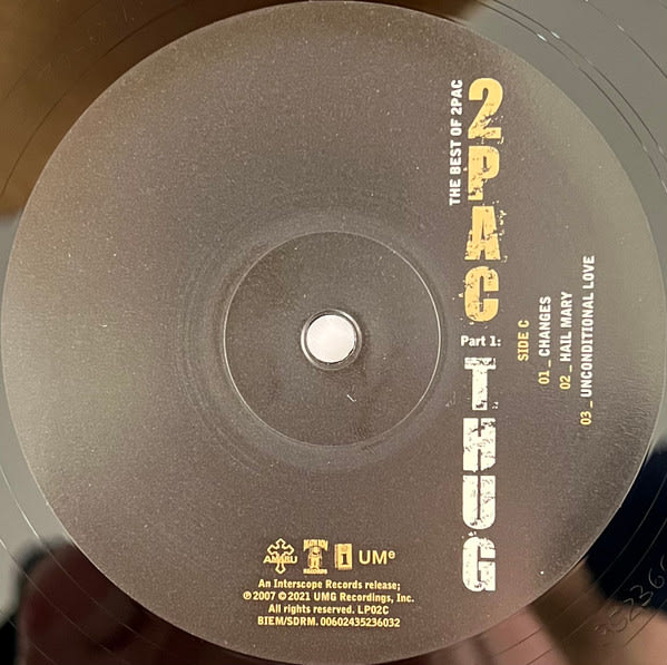 2pac The Best Of 2pac Part 1: Thug Nuevo Y Sellado Vinilo3