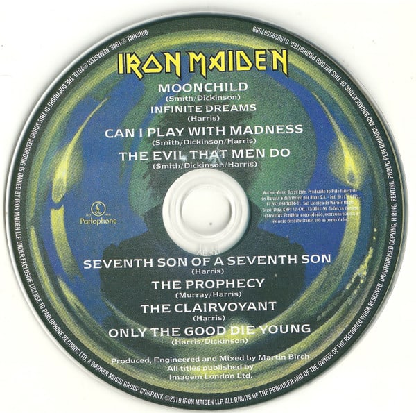 Cd Iron Maiden Seventh Son Of A Seventh Son3