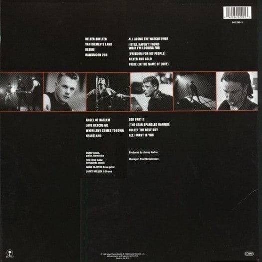 U2 Rattle And Hum Vinilo1