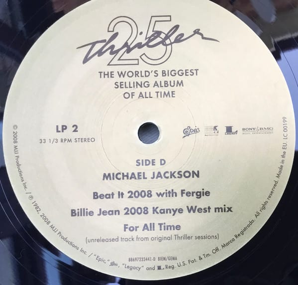 Michael Jackson Thriller 25 Nuevo Y Sellado Vinilo6
