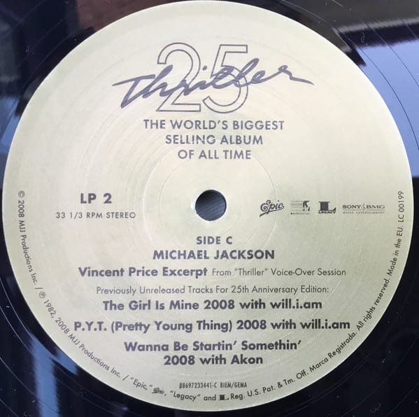 Michael Jackson Thriller 25 Nuevo Y Sellado Vinilo5