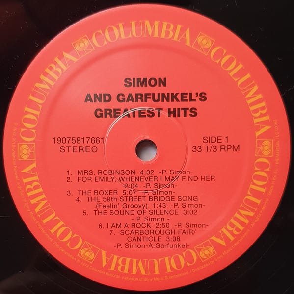 Simon And Garfunkel Greatest Vinilo3