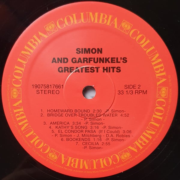 Simon And Garfunkel Greatest Vinilo4