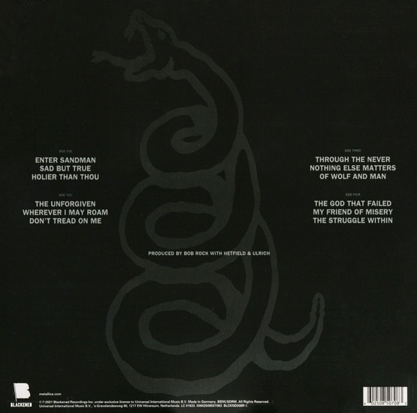Metallica The Black Album Vinilo1
