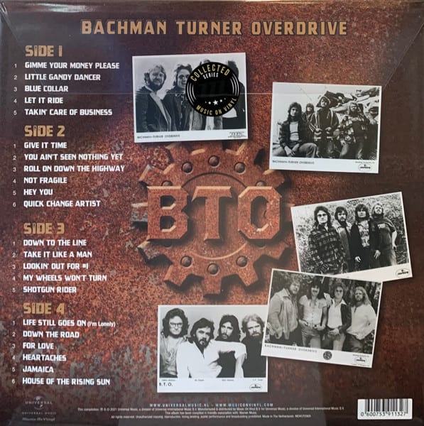 Bachman Turner Overdrive Collected Vinilo1