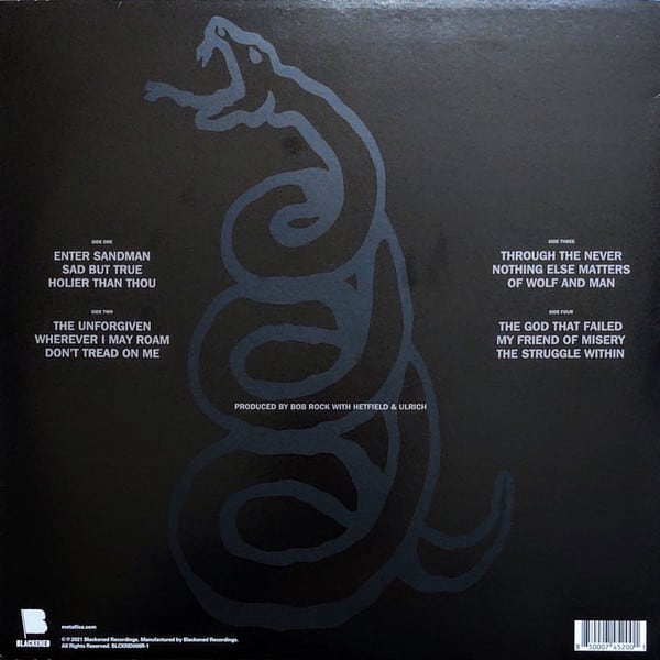 METALLICA METALLICA (REMASTERED/2LP) Vinilo1