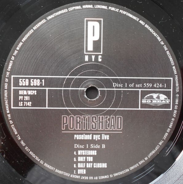 Portishead Roseland Nyc Live 2 Lp  Vinilo5