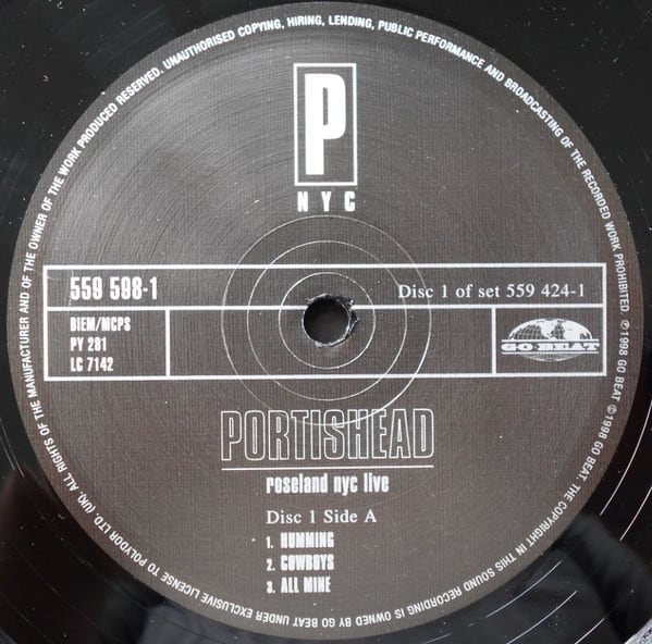 Portishead Roseland Nyc Live 2 Lp  Vinilo4