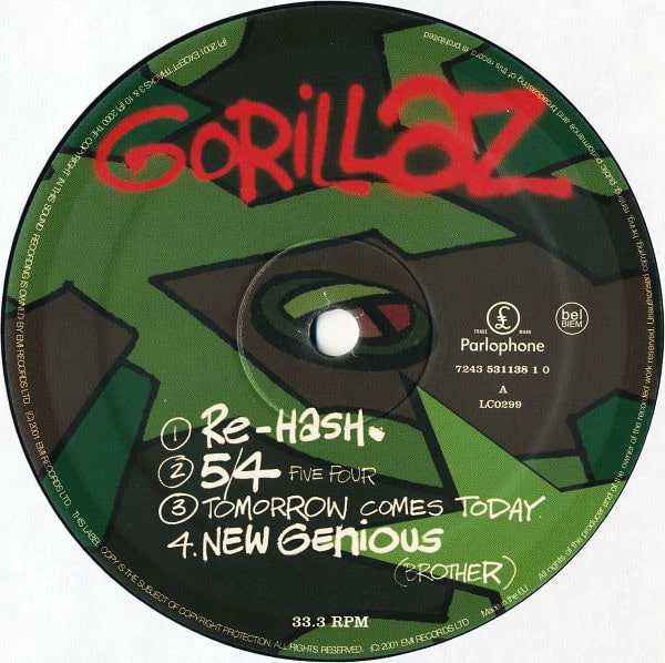 Gorillaz Gorillaz 2 Lp Vinilo3