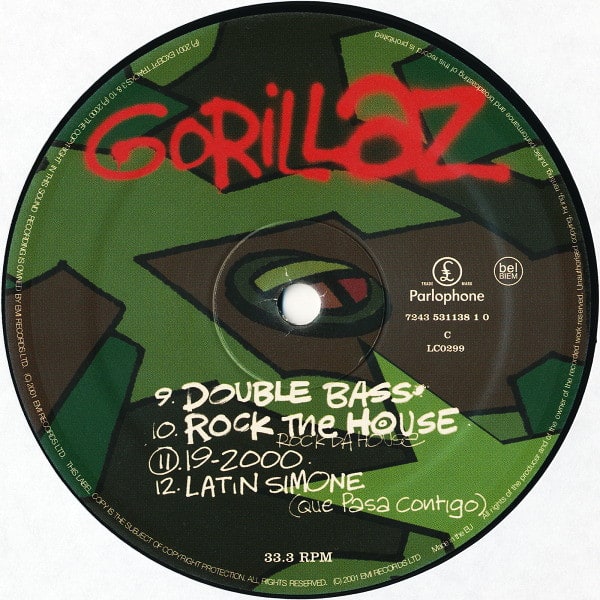 Gorillaz Gorillaz 2 Lp Vinilo5
