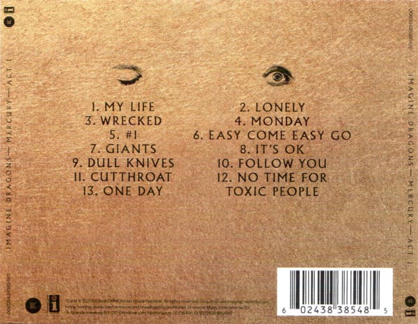 Imagine Dragons Mercury - Act 1 CD2