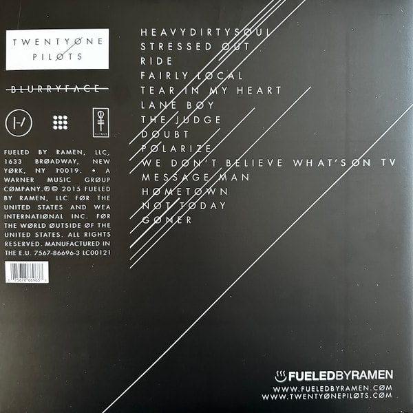 Twenty One Pilots Blurryface Vinilo1