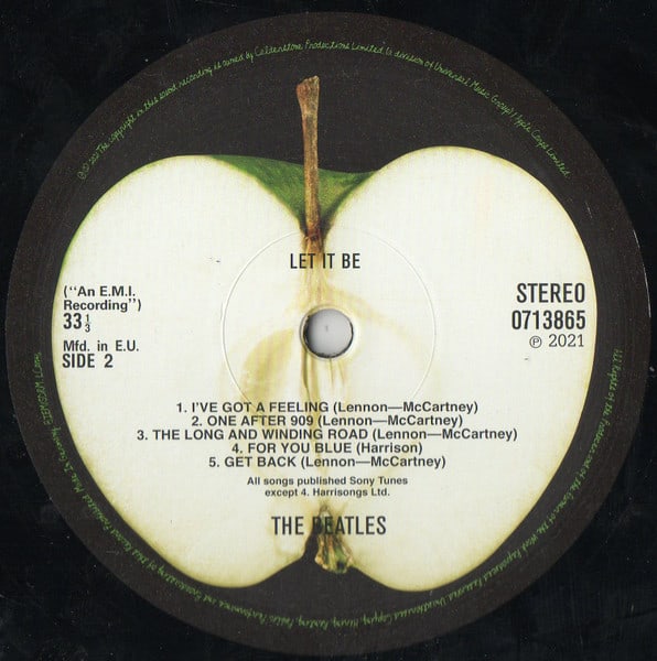 The Beatles Let It Be Vinilo3