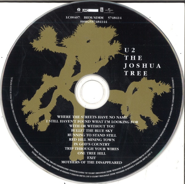 U2 The Joshua Tree cd3