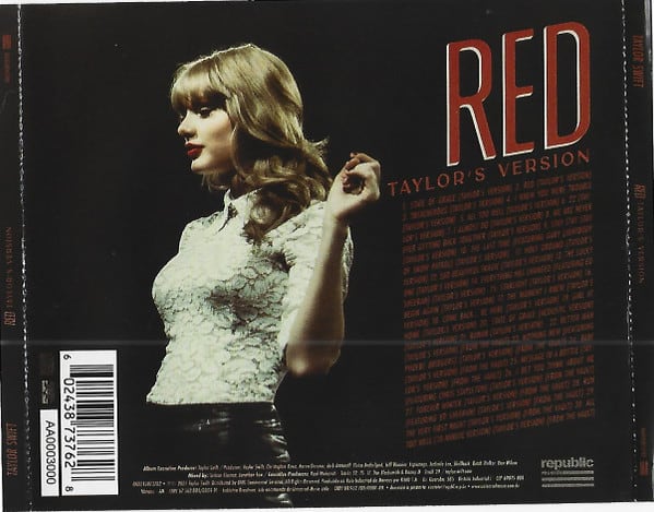 Taylor Swift Red (Taylor's Version) Cd2