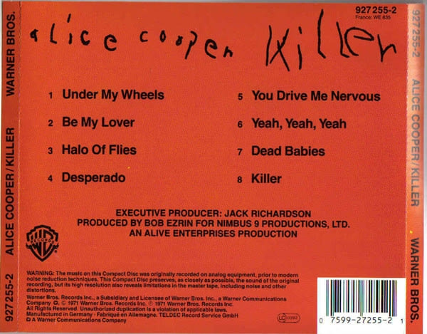 Alice Cooper Killer CD2