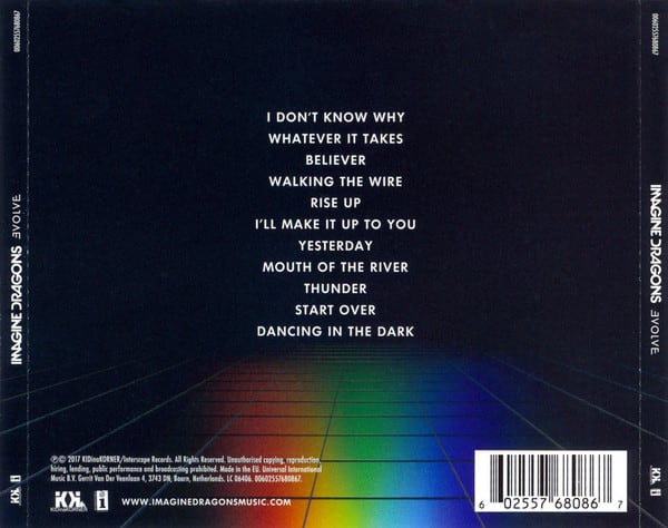 Imagine Dragons Evolve Cd2