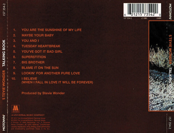 Stevie Wonder Talking Book CD2