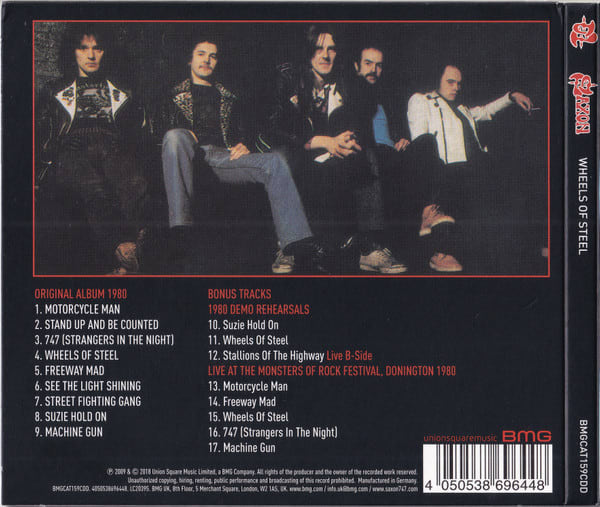 Saxon Wheels of Steel Cd2