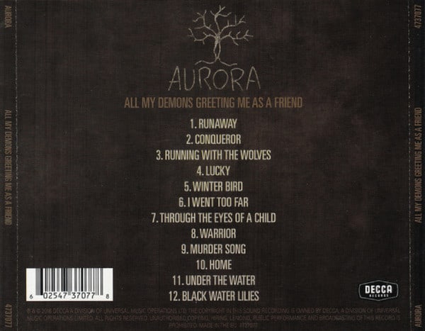 Aurora All My Demons Greeting Me As A Friend Cd2
