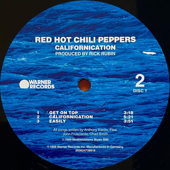 Red Hot Chili Peppers Californication Vinilo4