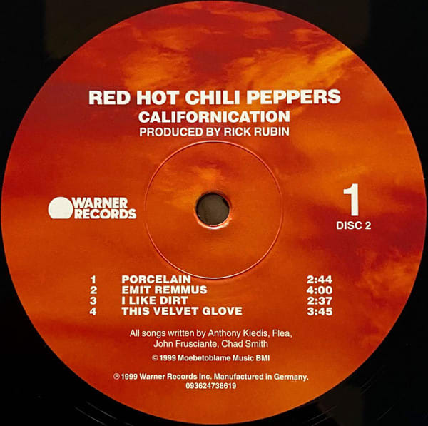 Red Hot Chili Peppers Californication Vinilo5